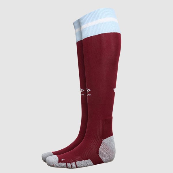 Heim Socken West Ham United 2021-2022 Günstige Fußballtrikots